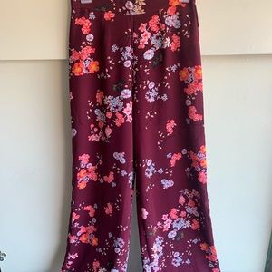 Forever 21 Floral Wide Leg Pant